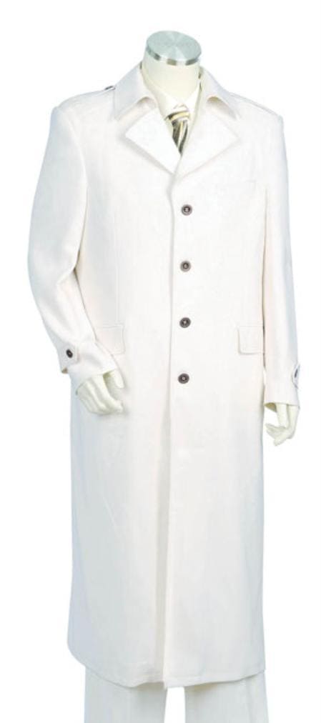 Mens White Gangster Costume - AlbertoNardoniStore