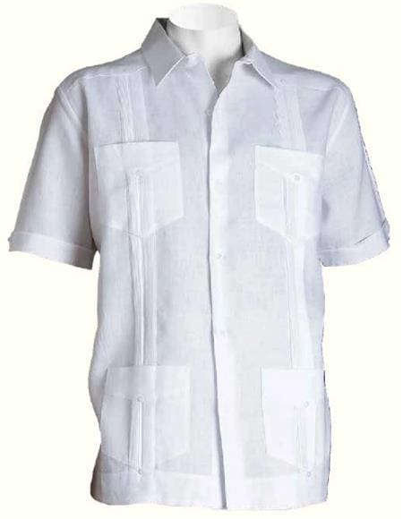 Mens White Linen Suit - AlbertoNardoniStore