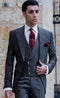 Mens Wide Peak Lapel Suit - Big Lapel Suit - AlbertoNardoniStore