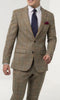 Mens Winter Suits - Mens Brown Tweed Suit - AlbertoNardoniStore