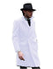 Double Breasted - Three Quarter Coat - Cashmere And Wool Topcoat + Style# Manhattan Off-White - AlbertoNardoniStore