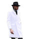 Double Breasted - Three Quarter Coat - Cashmere And Wool Topcoat + Style# Manhattan White - AlbertoNardoniStore