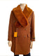 Mens Wool Trench coat - "Camel" Color Mens Overcoat - AlbertoNardoniStore