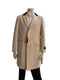 Mens Wool Trench coat - "Off White" Color Mens Overcoat - AlbertoNardoniStore