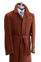 Full Length Overcoat - Wool Belted Topcoat Aero Rust - Wholesale Coat - Wholesale Winter Coats - AlbertoNardoniStore