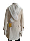 Mens Wool Trench coat - "White" Color Mens Overcoat - AlbertoNardoniStore