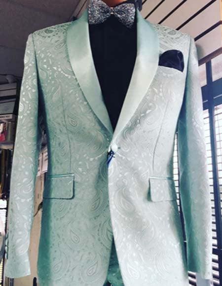 Mint Green Tuxedo - AlbertoNardoniStore