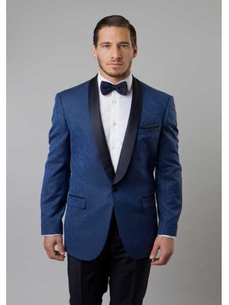 Navy Blue Groomsmen Suits - AlbertoNardoniStore