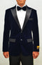 Navy Blue Velvet Tuxedo - AlbertoNardoniStore