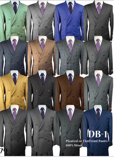 Package of 40 Double Breasted Suit $40 Each = $1600 - AlbertoNardoniStore