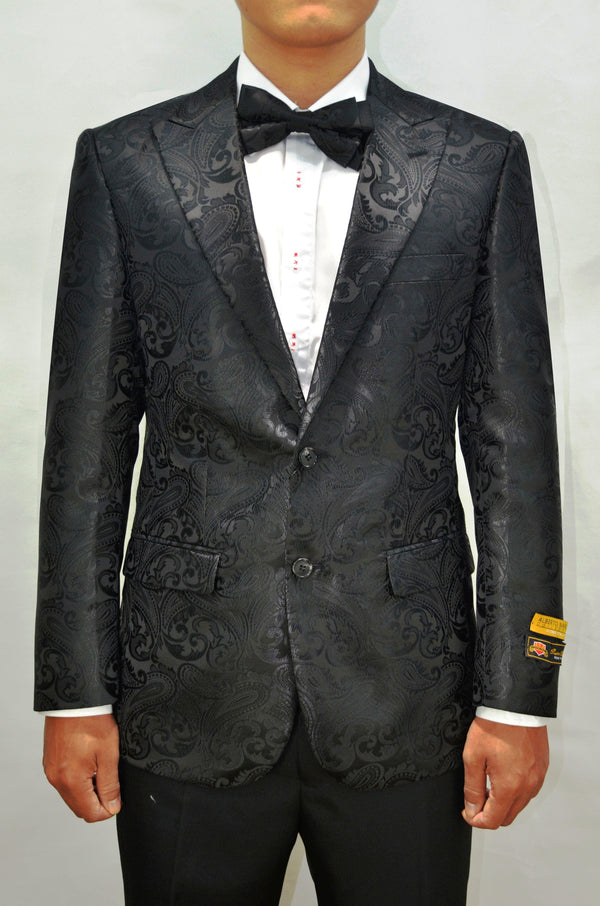 Paisley-100 Black #2 - AlbertoNardoniStore