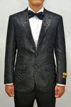 Paisley-100 Black - Mens Wholesale Blazers - AlbertoNardoniStore