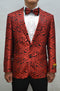 Paisley-100 Red - Mens Wholesale Blazers - AlbertoNardoniStore