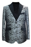Paisley-400 Charcoal - Mens Wholesale Blazers - AlbertoNardoniStore