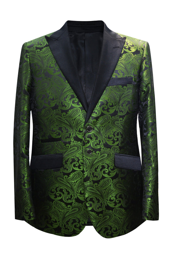 Paisley-400 Olive - Mens Wholesale Blazers - AlbertoNardoniStore