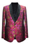 Paisley-501 Fuschia - Mens Wholesale Blazers - AlbertoNardoniStore