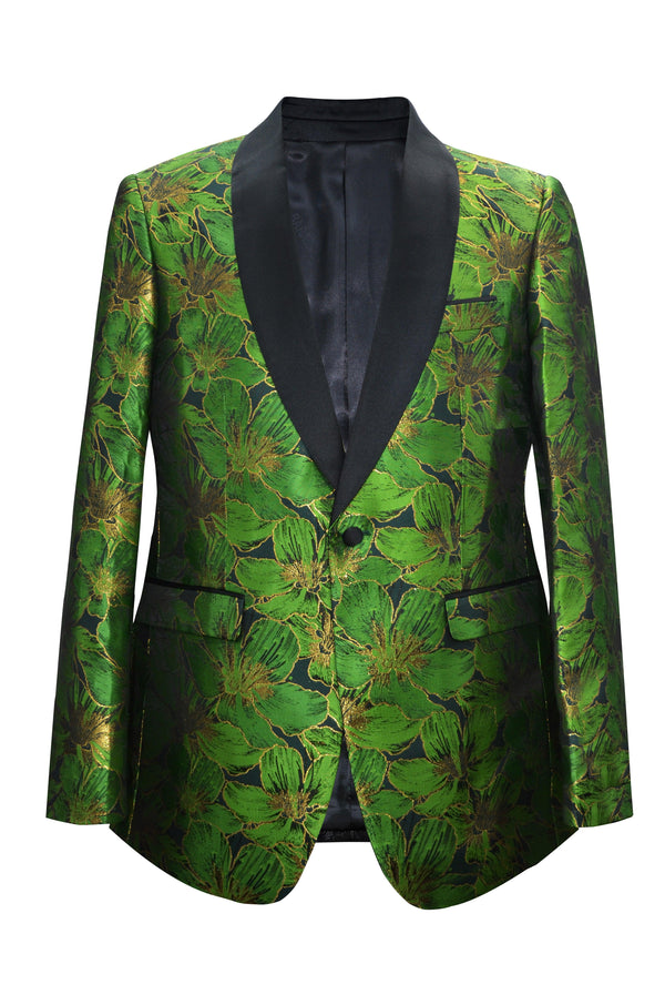 Paisley-501 Green - Mens Wholesale Blazers - AlbertoNardoniStore