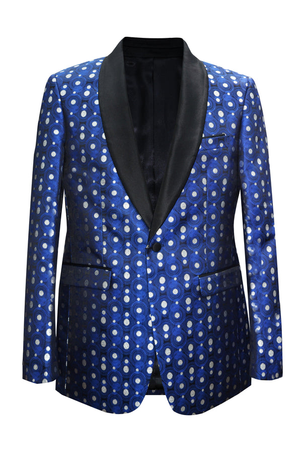 Paisley-503 Royal Blue - Mens Wholesale Blazers - AlbertoNardoniStore