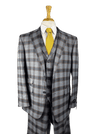 Plaid-6789-Charcoal-Brown - AlbertoNardoniStore