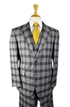 Plaid-6789-Charcoal-Brown - AlbertoNardoniStore
