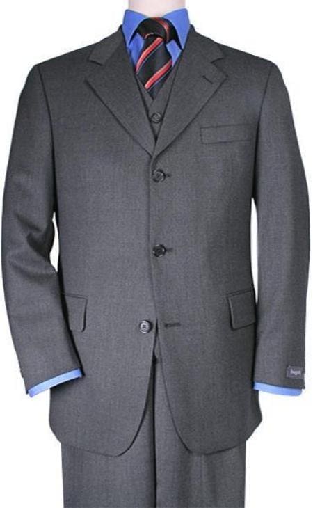 Plus Size Mens Suits - Plus Size Business Suits Charcoal - AlbertoNardoniStore