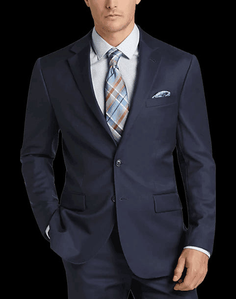 Portly Suit - Executive Slim Fit Suit