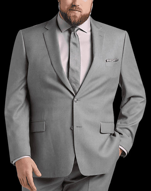 Portly Suit - Executive Slim Fit Suit