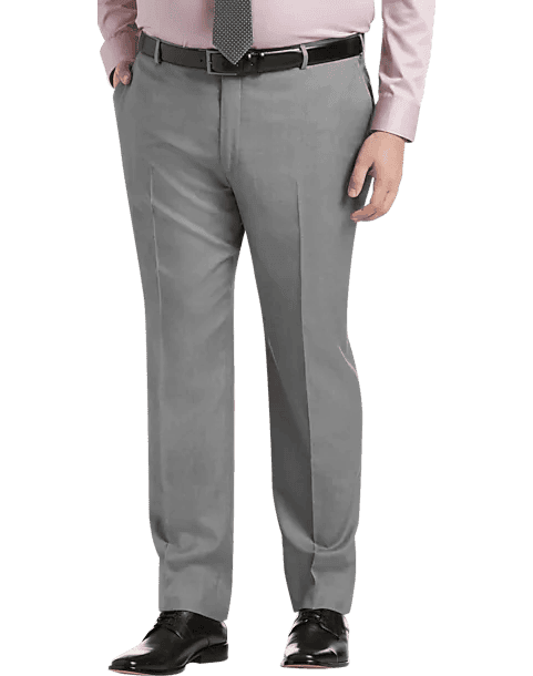 portly fit dress shirts Men's Big & Tall Traveler COOLMOTION Tailored Fit Spread Collar Knit Solid Dress Shirt at Jos. A. Bank, Cream/White, Size 18 X 36/37