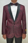 Prom Tuxedo For Men - Vegas Burgundy - AlbertoNardoniStore