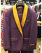 Purple And Gold Tuxedo Vested 3 Piece Suit - AlbertoNardoniStore