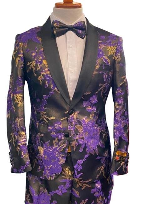 Purple Pimp Suit - AlbertoNardoniStore