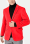 Red Cashmere Sport coat - Red Cashmere Blazer - AlbertoNardoniStore