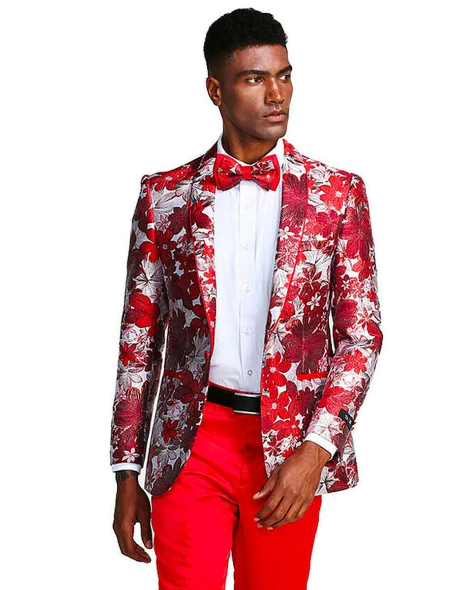 Red Prom Suit - Red Prom Tux - Red Suits For Prom – AlbertoNardoniStore