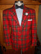 Red Tartan Dinner Jacket - Albertonardoni