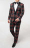 Red Tartan Dinner Jacket - Albertonardoni