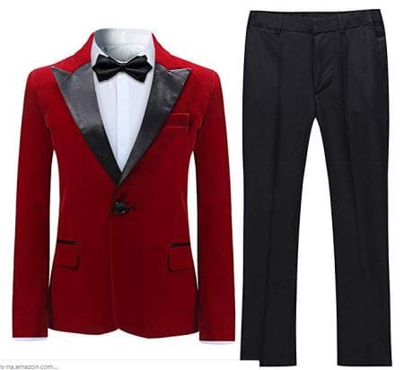 Red Tuxedo Jacket - Mens Red Tuxedo Jacket - AlbertoNardoniStore