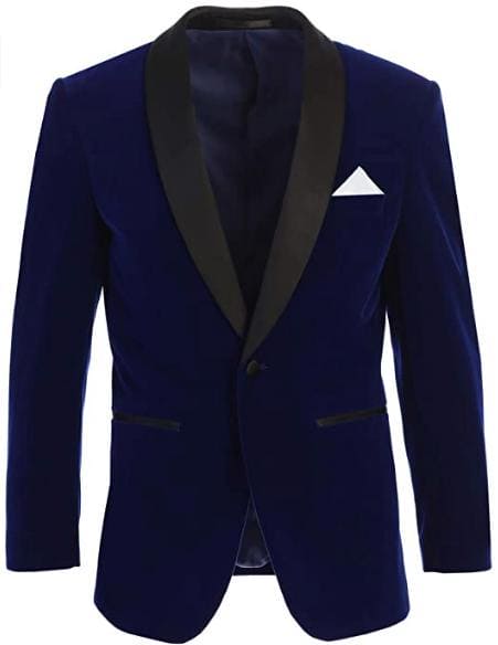 Royal Blue Groomsmen Suits - AlbertoNardoniStore