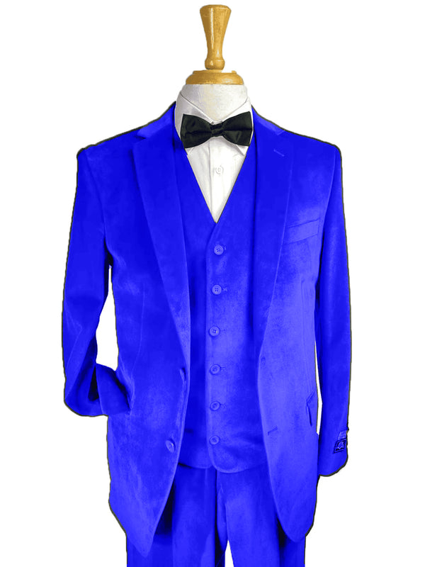 Royal Blue Groomsmen Suits - AlbertoNardoniStore