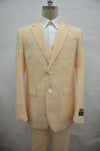 Seersucker-2BV Orange - Mens Modern Fit Suit - AlbertoNardoniStore