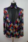 Sequin Blazer - Multicolor - AlbertoNardoniStore