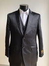 Slim Fit Prom Suits Skinny - Shark Black - AlbertoNardoniStore