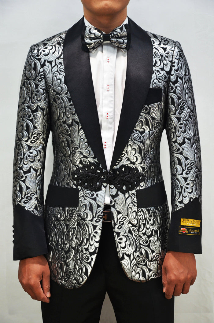 Smoking-2 Silver - Mens Wholesale Blazers - AlbertoNardoniStore