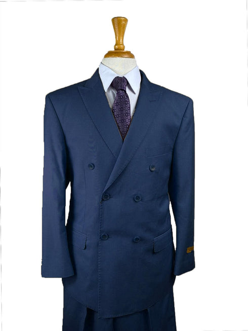 Solid Navy - Mens Wholesale Suit - AlbertoNardoniStore