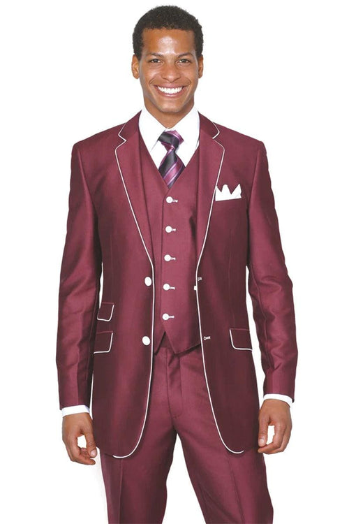 Suits Burgundy - AlbertoNardoniStore
