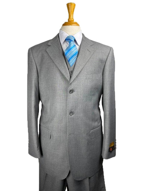 Suits For Big Guys - Suits For Big men LT-Gray - AlbertoNardoniStore