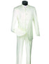 Suits For Easter - Mens Easter Suit - Mens 5 Button Mandarin Collar Tuxedo Suit in Ivory - AlbertoNardoniStore