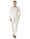 Suits For Easter - Mens Easter Suit - Mens Modern Fit Linen Wedding Suit White - AlbertoNardoniStore