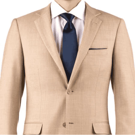 Tan 3 Piece Suit - Tan Three Piece Suit - AlbertoNardoniStore