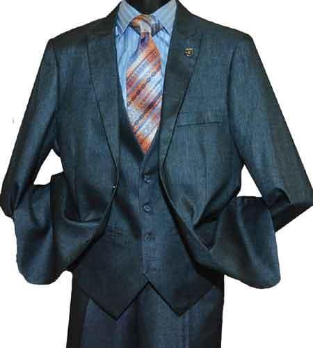 Teal Groomsmen Suits - AlbertoNardoniStore