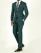 Teal Suit - Dark Teal Suit - Teal Blue Suit - AlbertoNardoniStore